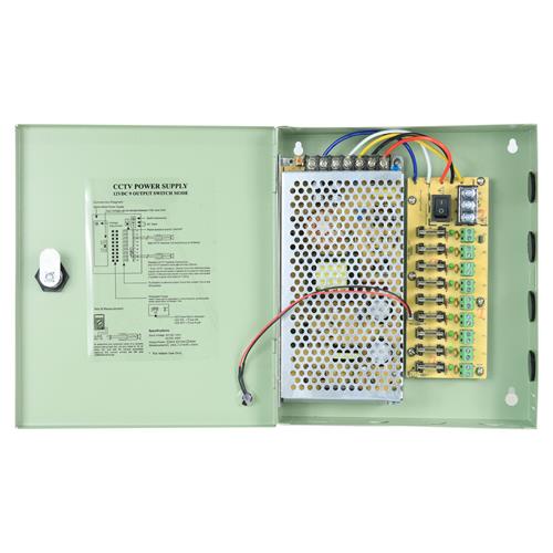 PANEL FUENTE DE PODER 12V 15A P/CCTV