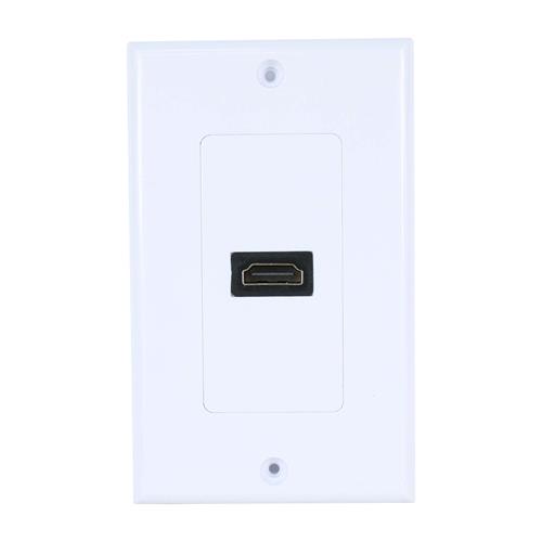 PLACA DE PARED C/1 JACK HDMI TIPO L