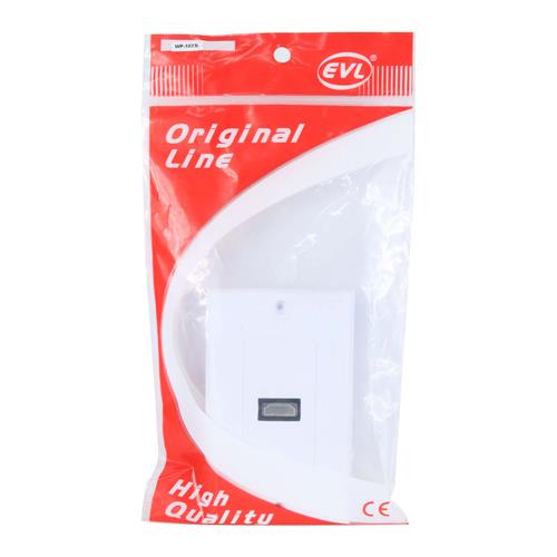 PLACA DE PARED C/1 JACK HDMI TIPO L