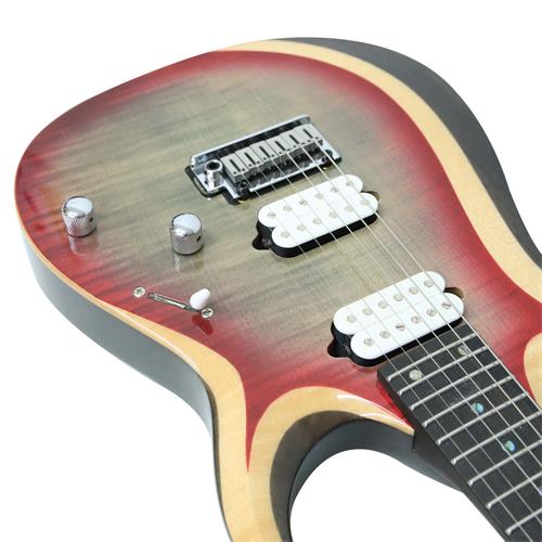 GUITARRA ELECTRICA X C/MIC. FISHMAN FLUENCE  LAVA BURST C/ESTUCHE