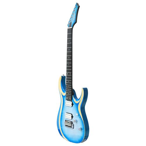 GUITARRA ELECTRICA X C/MIC. FISHMAN FLUENCE  HIELO POLAR BURST C/ESTUCHE