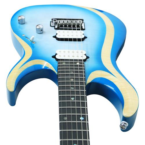GUITARRA ELECTRICA X C/MIC. FISHMAN FLUENCE  HIELO POLAR BURST C/ESTUCHE
