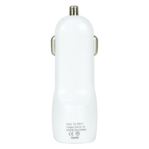 ADAPTADOR DE CORRIENTE INTELIGENTE PARA CARRO 5V-2.1A C/2 USB