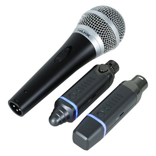 Sistema de micrófono alámbrico e inalámbrico, 2 en 1.