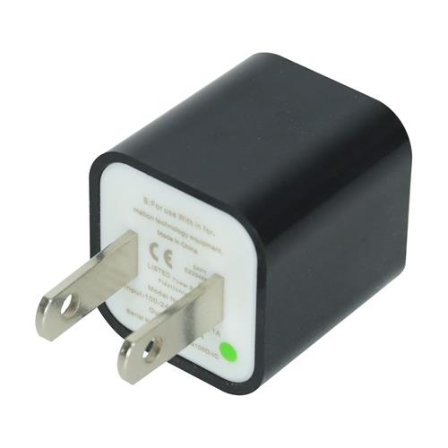 ADAPTADOR DE CORRIENTE INTELIGENTE 5V-1A C/USB NEGRO