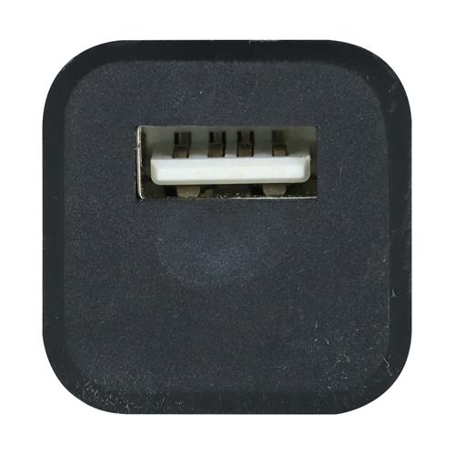 ADAPTADOR DE CORRIENTE INTELIGENTE 5V-1A C/USB NEGRO