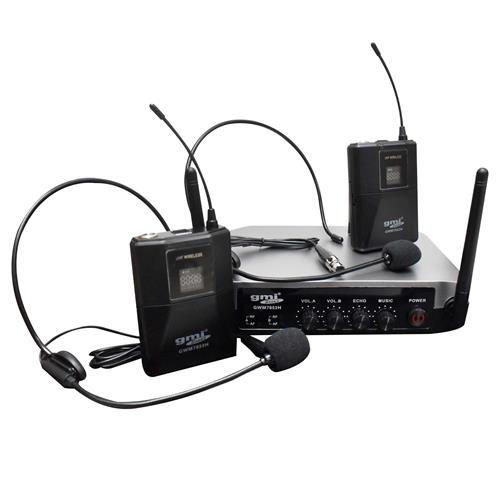 MICROFONO INAL. PROFESIONAL DIADEMA (2) UHF