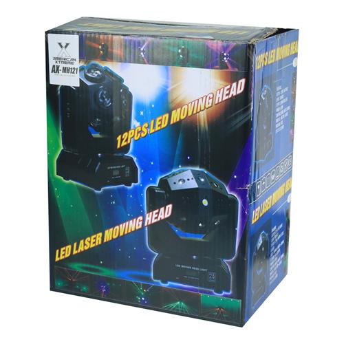 LUZ LED ROBOTICA GIRO INFINITO 12X10W RGBW