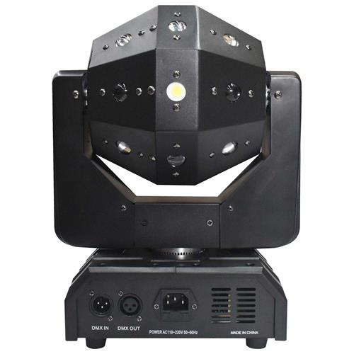 LUZ LED ROBOTICA GIRO INFINITO 16X3W + LASER + STROBE