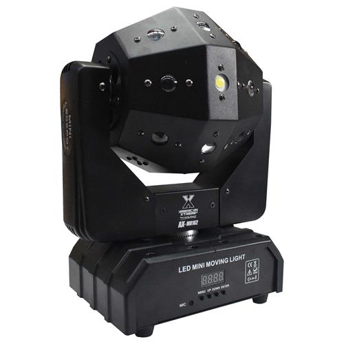 LUZ LED ROBOTICA GIRO INFINITO 16X3W + LASER + STROBE
