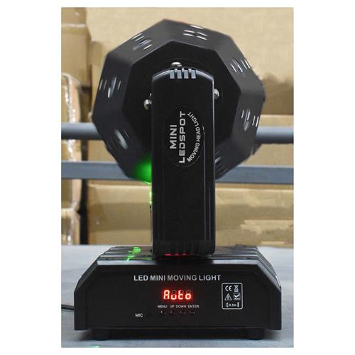 LUZ LED ROBOTICA GIRO INFINITO 16X3W + LASER + STROBE