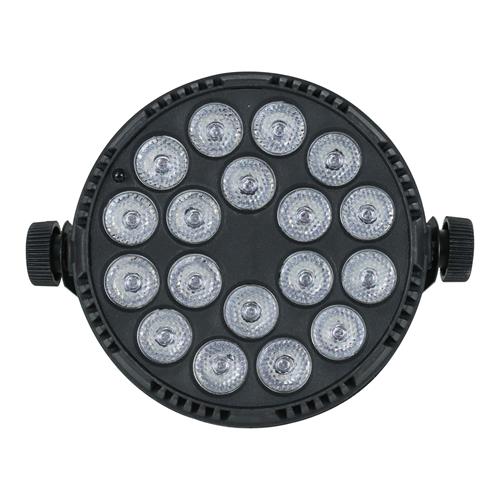 LUZ LED PAR 18x1.5W/3 EN 1 RGB