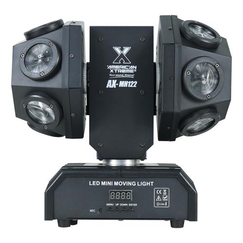 LUZ LED ROBOTICA DOBLE CABEZA 12X10W RGBW
