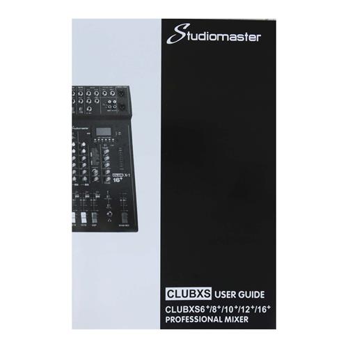 CONSOLA PASIVA 10 CH CON USB/BT/FX