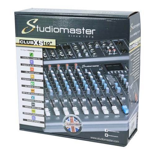 CONSOLA PASIVA 10 CH CON USB/BT/FX