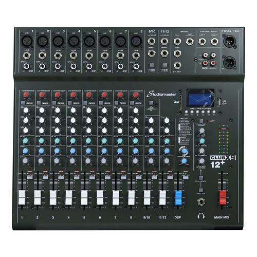 CONSOLA PASIVA 12 CH CON USB/BT/FX