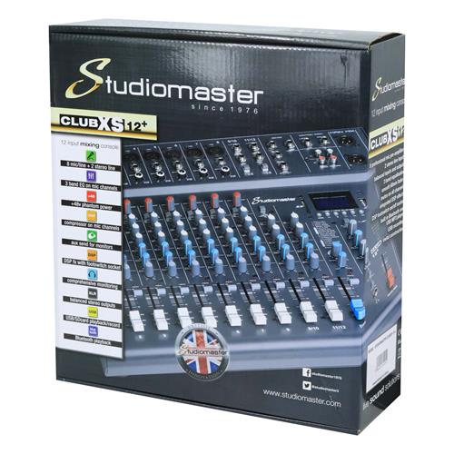 CONSOLA PASIVA 12 CH CON USB/BT/FX