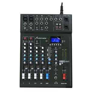 CONSOLA PASIVA 6 CH CON USB/BT/FX