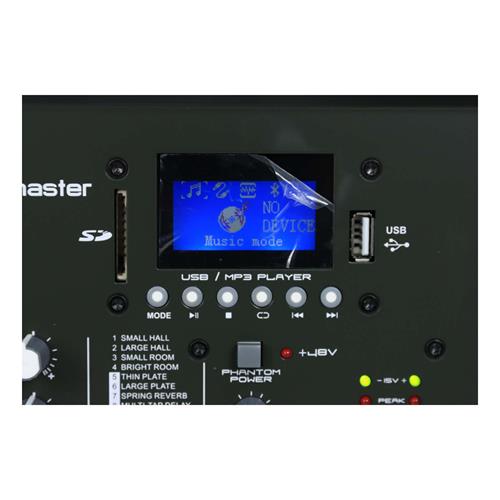 CONSOLA PASIVA 6 CH CON USB/BT/FX