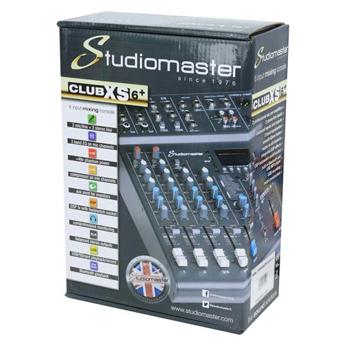 CONSOLA PASIVA 6 CH CON USB/BT/FX