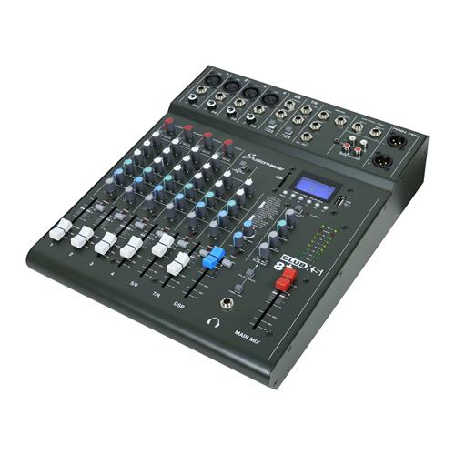 CONSOLA PASIVA 8 CH CON USB/BT/FX