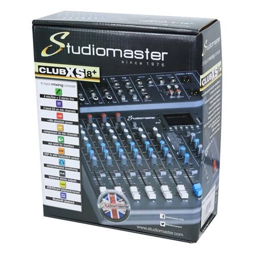 CONSOLA PASIVA 8 CH CON USB/BT/FX