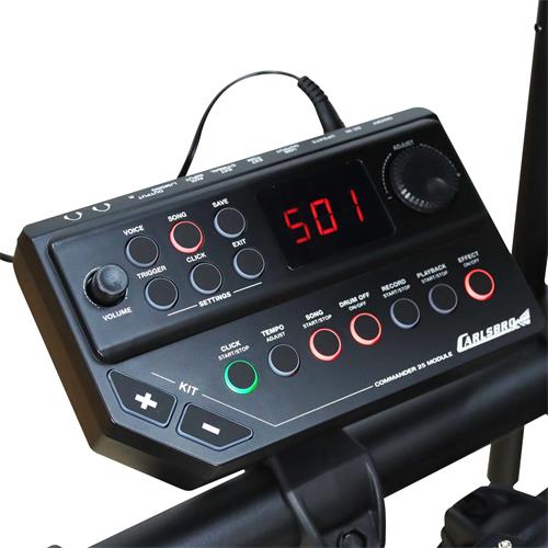 BATERIA ELECTRICA 4-TAMBORES 3-PLATILLOS MESH