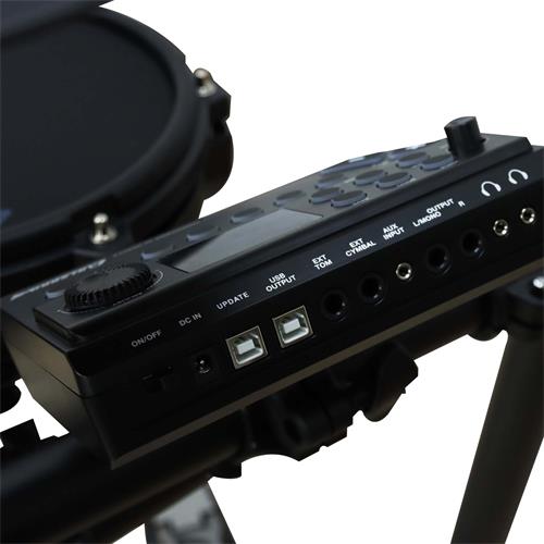 BATERIA ELECTRICA 4-TAMBORES 3-PLATILLOS MESH
