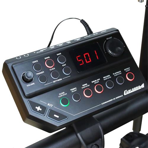 BATERIA ELECTRICA 5-TAMBORES 4-PLATILLOS MESH