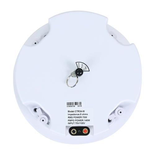 PARLANTE 8" PARA TUMBADO RESISTENTE AL FUEGO 140W PRO BLANCO
