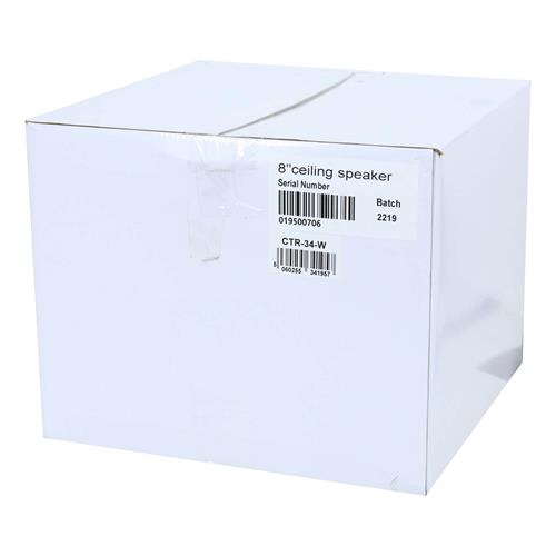 PARLANTE 8" PARA TUMBADO RESISTENTE AL FUEGO 140W PRO BLANCO