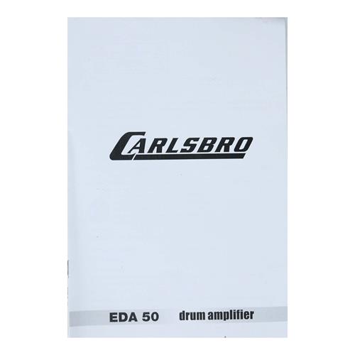 AMPLIFICADOR PARA BATERIA EDA 50W 1X10