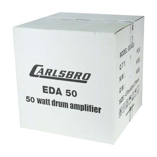 AMPLIFICADOR PARA BATERIA EDA 50W 1X10