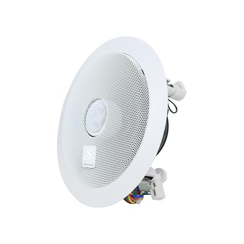 PARLANTE 6.5" PARA TUMBADO COAXIAL 70/100V CALIDAD BLANCO