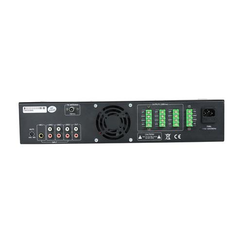 AMPLIFICADOR PERIFONEO CON 6 ZONAS CON USB/SD/FM/BT 150W