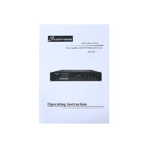 AMPLIFICADOR PERIFONEO CON 6 ZONAS CON USB/SD/FM/BT 150W