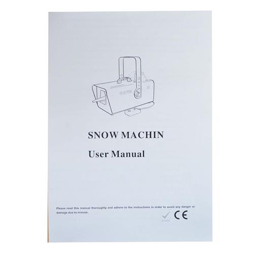 MAQUINA DE NIEVE 1500W