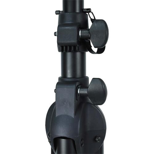 PEDESTAL PARA CAJA ALUMINIO PRO CON COLCHON AIRE NEGRO
