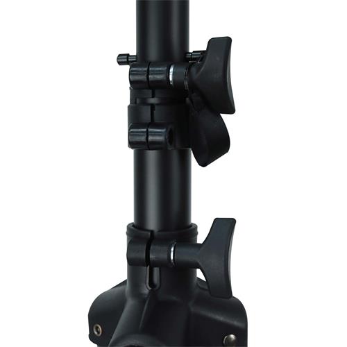 PEDESTAL PARA CAJA ACERO 168CM NEGRO