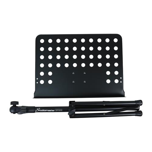 PEDESTAL ATRIL PARA PARTITURAS TIPO ORQUESTA PRO-DELUXE NEGRO