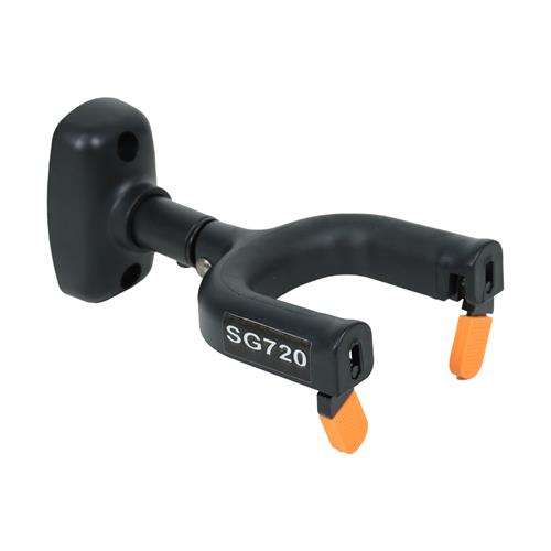 SOPORTE PARA GUITARRA CON SEGURO PARA PARED