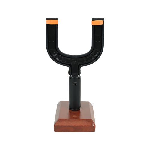 SOPORTE PARA GUITARRA CON SEGURO PARA PARED ACABADO MADERA