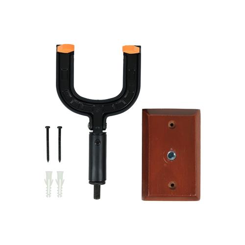 SOPORTE PARA GUITARRA CON SEGURO PARA PARED ACABADO MADERA