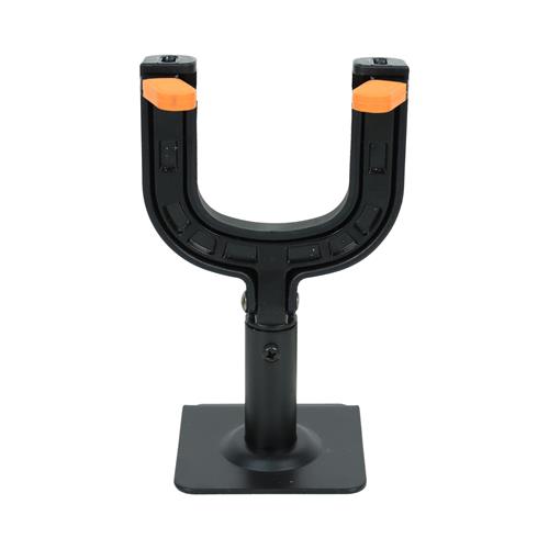 SOPORTE PARA GUITARRA CON SEGURO PARA PARED RANURADA