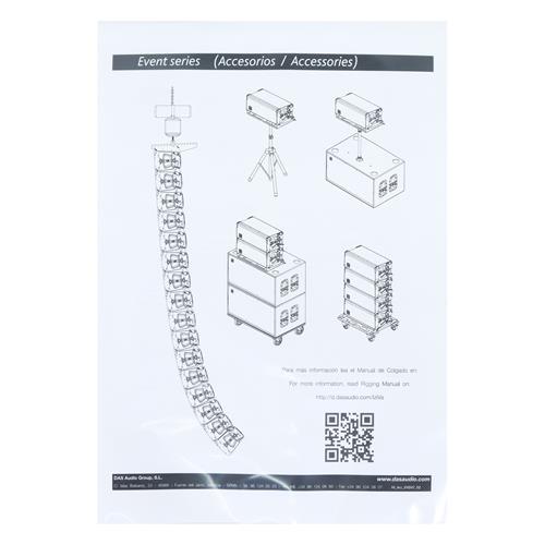 SOPORTE DE PISO P/LINE ARRAY EVENT208A - DESC
