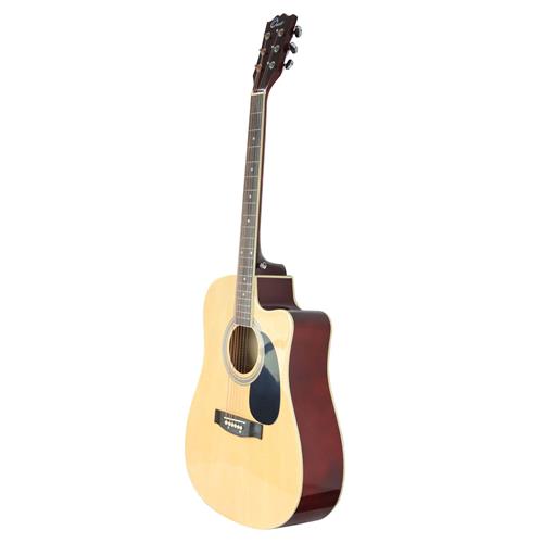 GUITARRA ACUSTICA 41 PULG. NATURAL PACK CALIDAD