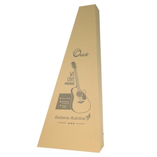 GUITARRA ACUSTICA 41 PULG. NATURAL PACK CALIDAD