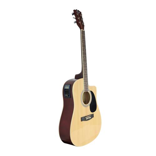 GUITARRA ELECTROACUSTICA 41 PULG. NATURAL PACK CALIDAD