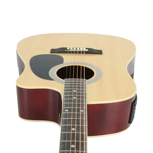 GUITARRA ELECTROACUSTICA 41 PULG. NATURAL PACK CALIDAD