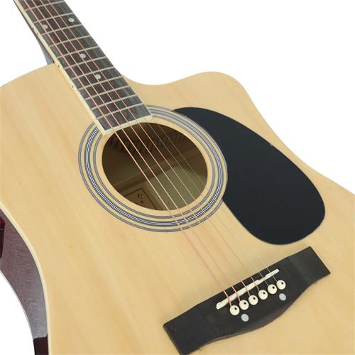GUITARRA ELECTROACUSTICA 41 PULG. NATURAL PACK CALIDAD